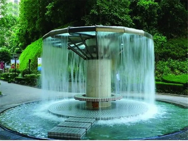 金东喷泉水景施工